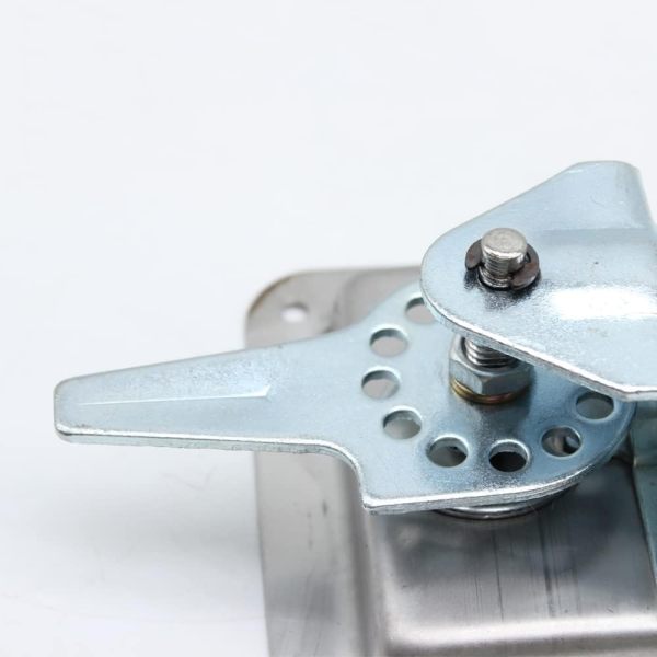 4Pcs Trailer Door Latch with Gasket T-Handle Lock Highly Polished 304 Stainless Steel Keys Camper RV Truck Toolbox