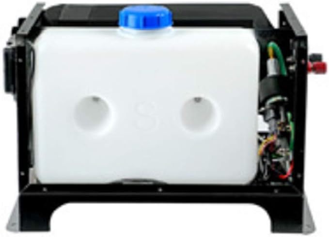 12V Truck Heater, One Outlet Hole, with Black LCD, Remote Control, Fast Heating Diesel Heater(Red)