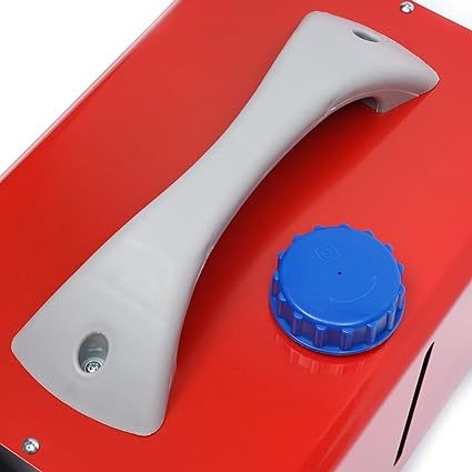 12V Truck Heater, One Outlet Hole, with Black LCD, Remote Control, Fast Heating Diesel Heater(Red)