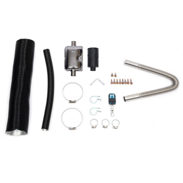 8KW 12V Truck Heater One Outlet Hole with Black LCD Remote Control Fast Heating Diesel Heater