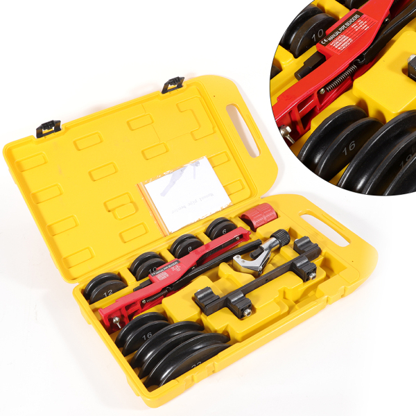Pipe Bending Machine, 6-22 mm Pipe Bender Manual Pipe Bender Kit for Pipe and Pipe Bending Metal Pipe Tube Bender Pipe Bending Machine, 6-22 mm Pipe Bender Manual Pipe Bender Kit for Pipe and Pipe Bending Metal Pipe Tube Bender