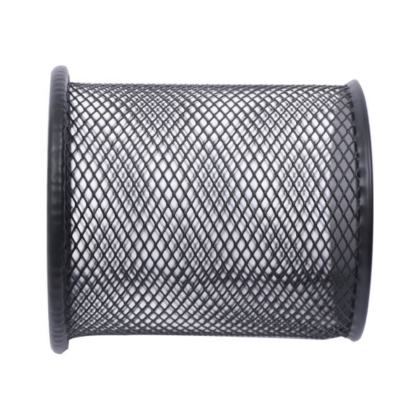 Pen Holder Mesh Pencil Holder for Desk Office Pen Organizer Black, 12 Pack