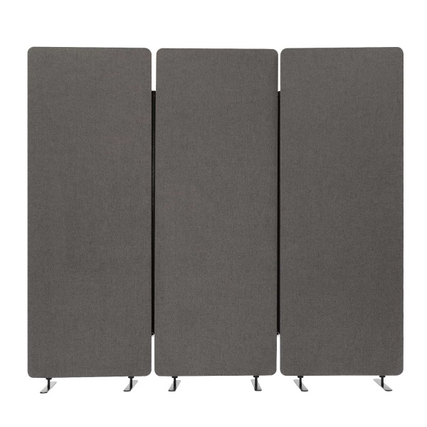 72 x 66 ” Office Partition, Room Divider, Divider Screen(Dark Grey)