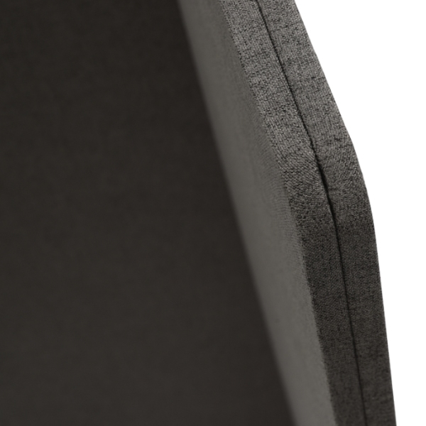 Dark gray office divider 72x66", foldable, sound-absorbing, suitable for offices and studies