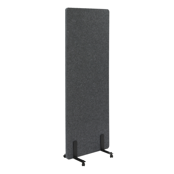 Single Panel Room Divider Privacy Partition Screen for Office Home Gray