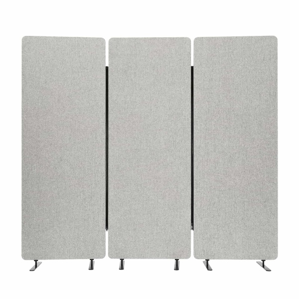 72x66 ” Office Partition, Room Divider, Divider Screen(Light Gray)