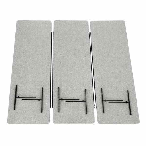 72x66 ” Office Partition, Room Divider, Divider Screen(Light Gray)