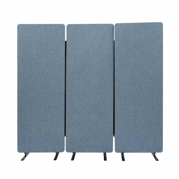 72x66 ” Office Partition, Room Divider, Divider Screen(Blue)