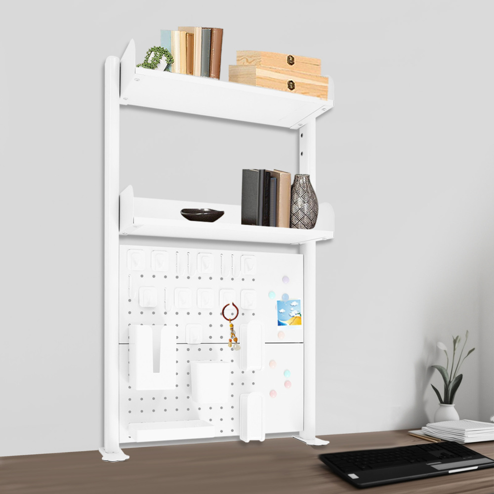 Desktop Bookshelf, Multipurpose Clip-on Desk Organiser, Countertop Clip ...