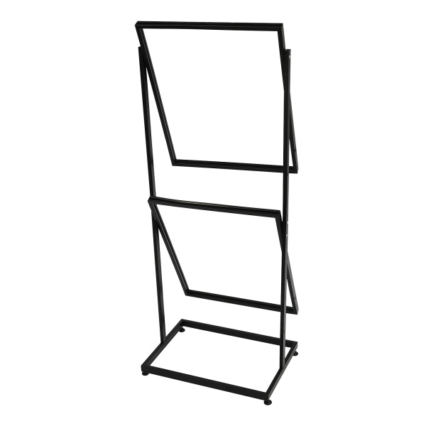 Heavy Duty Sign Holder, Poster Stand, Floor Advertising Stand (Black)