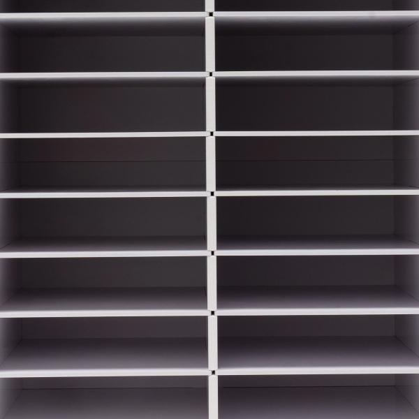 File Folder Organizer Storage 36Slot Rack Sorter Desktop Letter Office Cabine Literature Organizer Desktop File Holder Office Mailbox 39.4*11.8*24in
