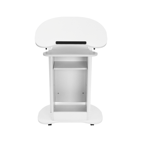 Presentation Stand, Mobile Height Adjustable Church Classroom Lecture Portable Presentation Stand Standing Laptop Cart for Books Recipes