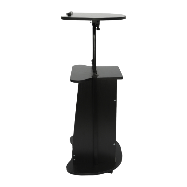 Portable Podium Cart, Standing Storage Desk for Office, Church, Meeting Room