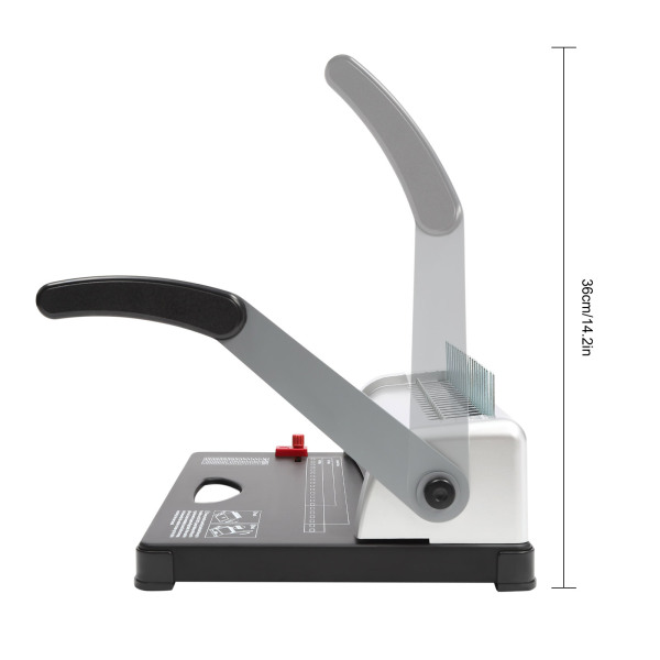 Binding Machine, 21-Hole, 450 Sheet, Paper Punch Binder with Starter Kit Comb Bindings for A4/A5