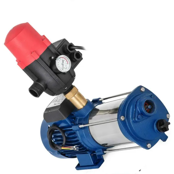 2200W Stainless Steel Centrifugal Pump Garden Irrigation Pump Water Jet Pump 4000L/MIN + Pressure Switch