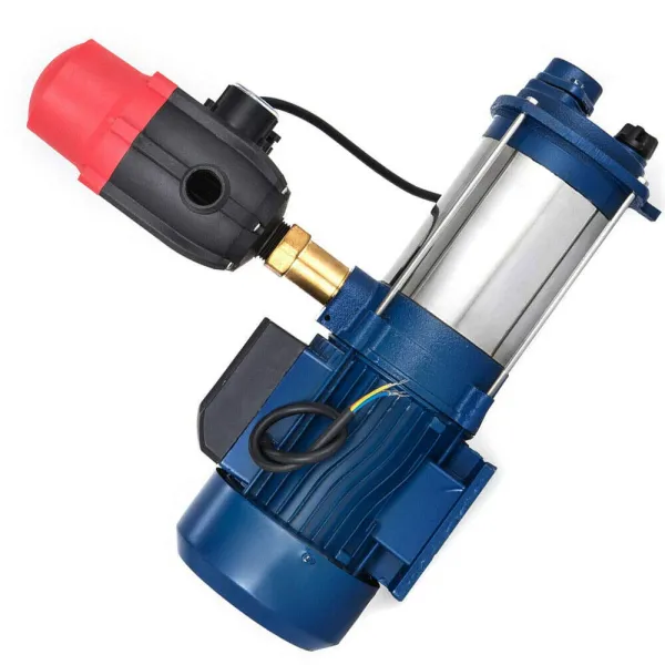 2200W Stainless Steel Centrifugal Pump Garden Irrigation Pump Water Jet Pump 4000L/MIN + Pressure Switch