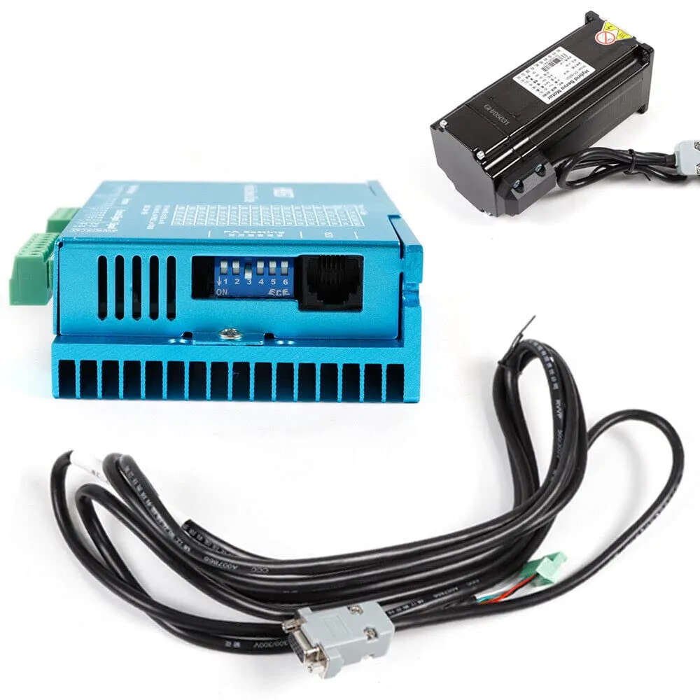 Nema 23 Stepper Motor and Driver Kit 3 Phase 4.0A Closed Loop 57 Servo ...