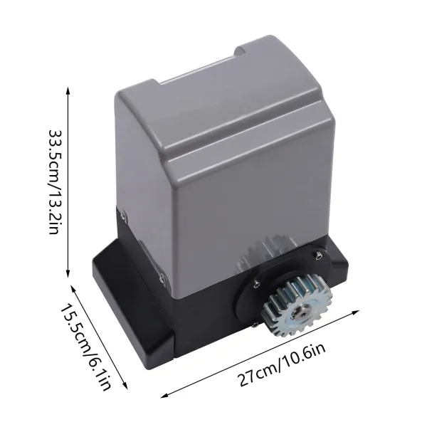Automatic Sliding Gate Opener Kit Sliding Gate Drive Opener Sliding Gate Courtyard Gate Waterproof-Temperature Protection (550W)
