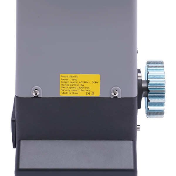 Automatic Sliding Gate Opener 6m Rack Drive Electric Gate Operator Motor for Heavy Driveway Slide Gates 2000kg with Remote Control and Racks