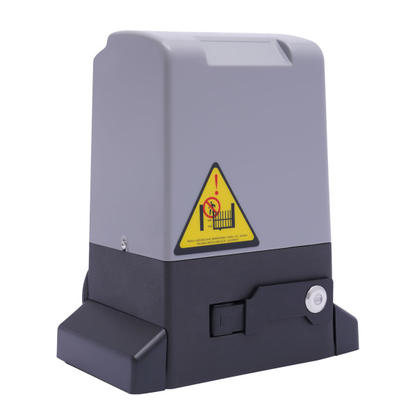 Automatic Sliding Gate Opener 6m Rack Drive Electric Gate Operator Motor for Heavy Driveway Slide Gates 2000kg with Remote Control and Racks