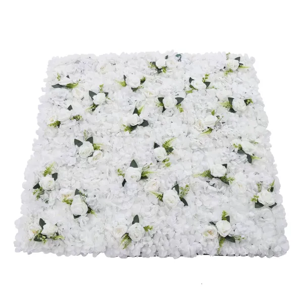 6x Artificial Flower Wall Panels Backdrop Bouquet Wedding Party Home Decorations