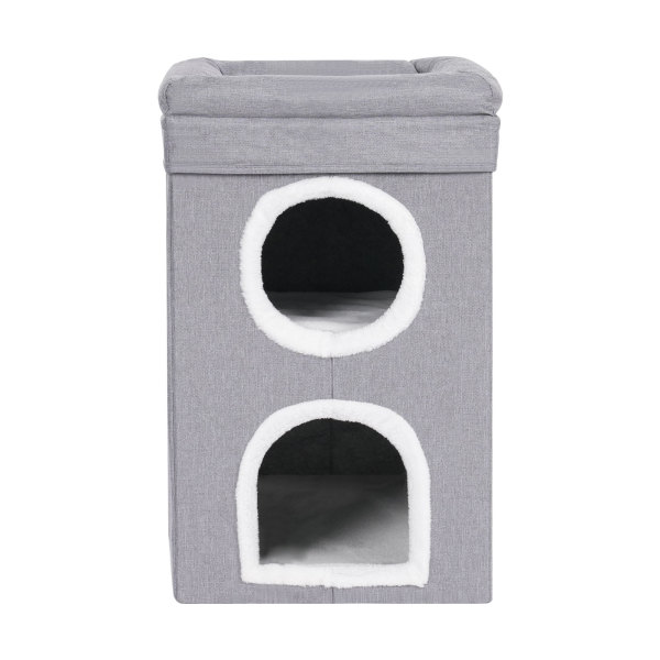 CNCEST Cat House, Indoor Cats Bed, Cute Modern Cat Condo for home use, pet shop, etc., and can be placed in the bedroom, living room