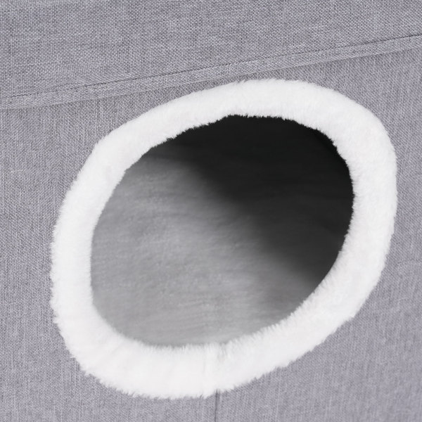 CNCEST Cat House, Indoor Cats Bed, Cute Modern Cat Condo for home use, pet shop, etc., and can be placed in the bedroom, living room