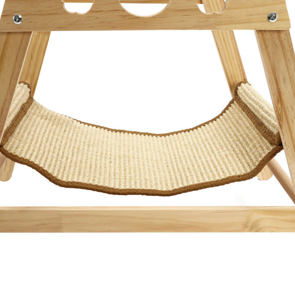 CNCEST Cat Climbing Frame, Triangle Cat Climbing Frame, Cat Tree for homes, pet shops, living rooms, bedrooms, balconies