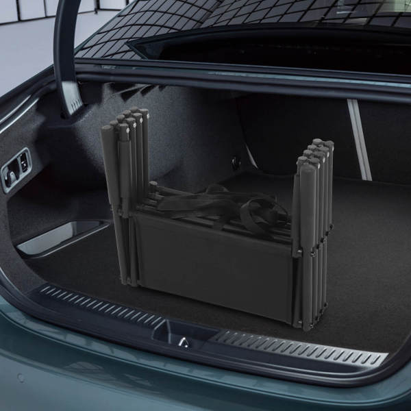 Car Dog Steps, Large Dog Stairs, Folding Pet Ladder Ramp with Wide Steps, Suitable for use in most cars, SUVs and trucks