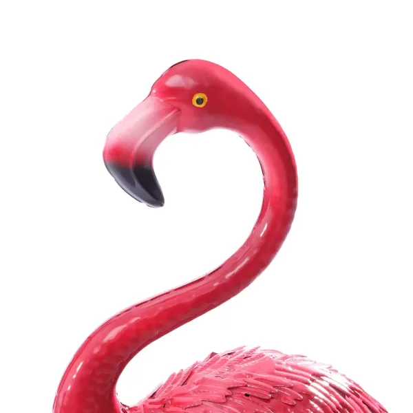 Pack of 3 Pink Flamingo Yard Decoration Garden Ornaments Flamingo Figurine Outdoor Flamingo Metal Sculpture Garden OrnamentsHome Decoration