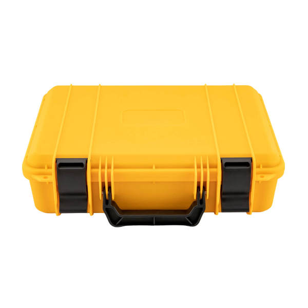 Yellow 12 Watch Box Hard Case Travel Storage Protection Shockproof Pressure