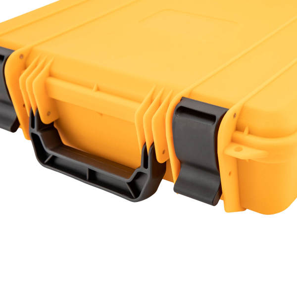 Yellow 12 Watch Box Hard Case Travel Storage Protection Shockproof Pressure