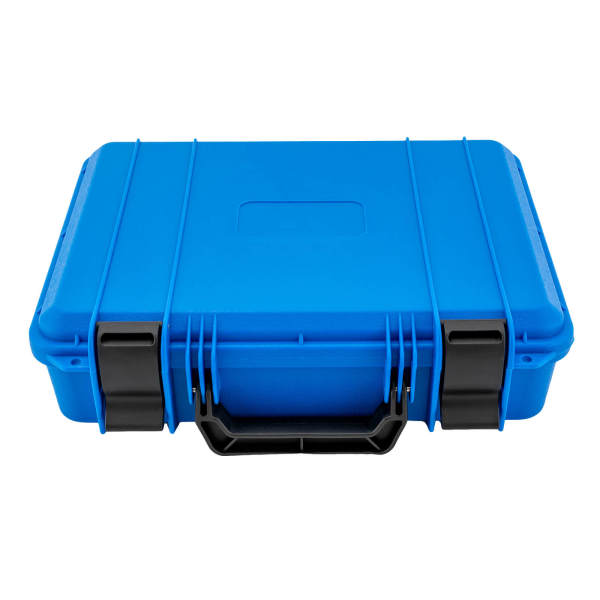 Blue 12 Watch Box Hard Case Travel Storage Protection Shockproof Pressure