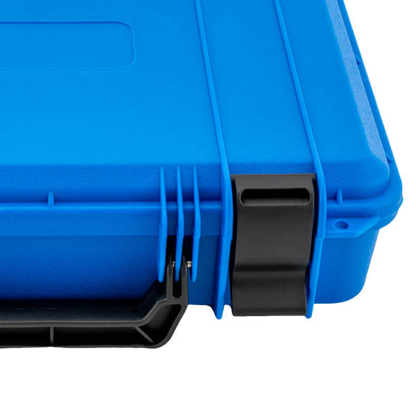 Blue 12 Watch Box Hard Case Travel Storage Protection Shockproof Pressure