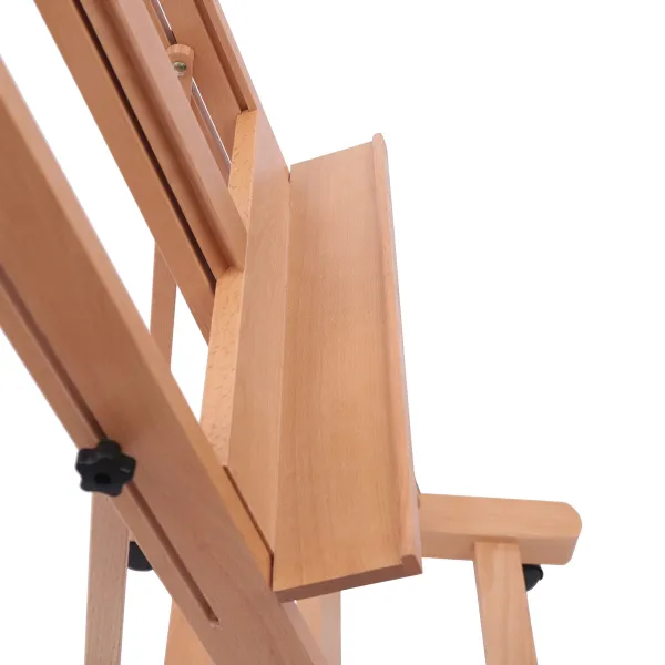 Wooden Easel Adjustable Height Angle Display H-Frame Beech Floor Painting Stand Artist Painting Craft Studio 68.89- 94.48in Wooden Easel Adjustable Height Angle Display H-Frame Beech Floor Painting Stand Artist Painting Craft Studio 68.89- 94.48in