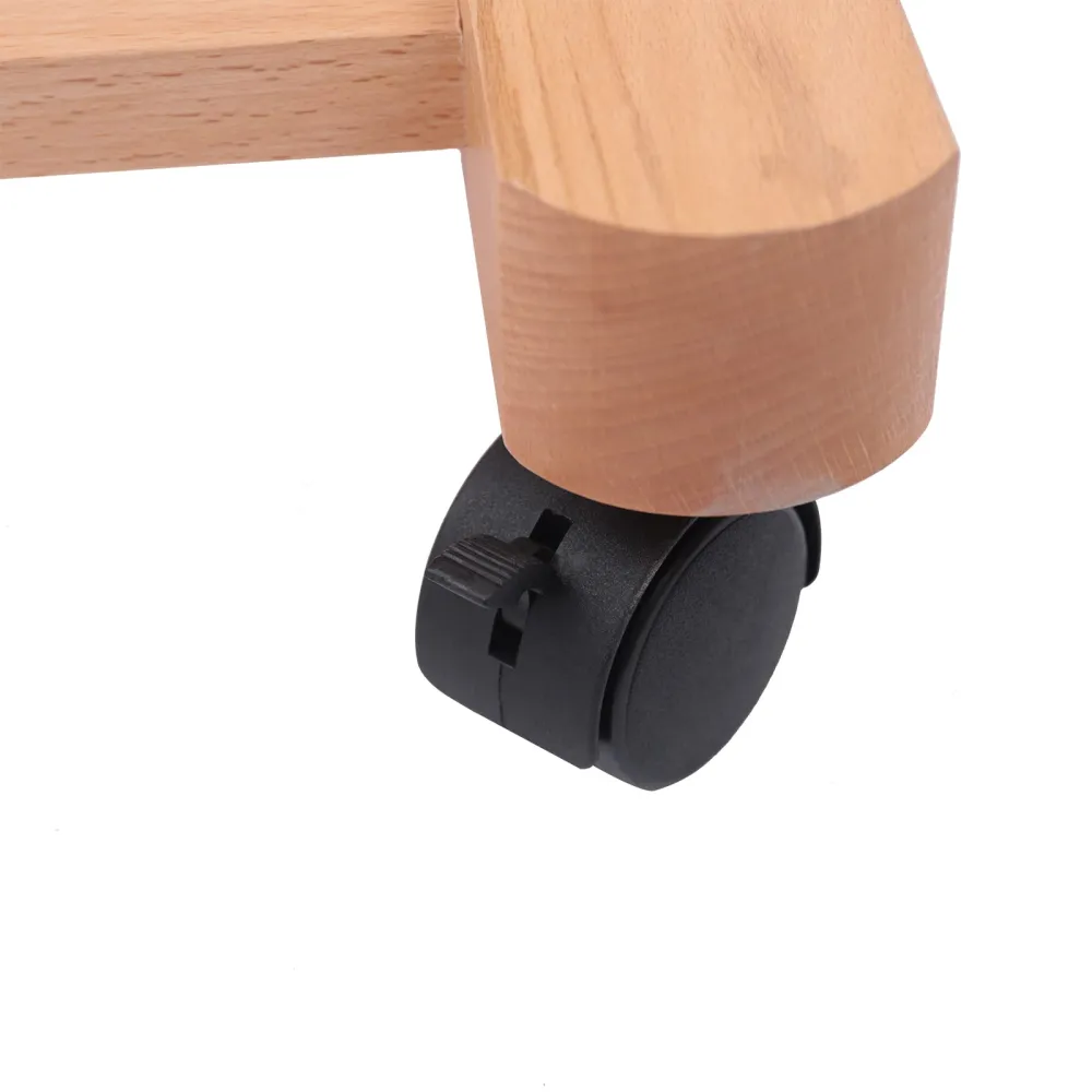 Wooden Easel Adjustable Height Angle Display H-Frame Beech Floor Painting Stand Artist Painting Craft Studio 68.89- 94.48in