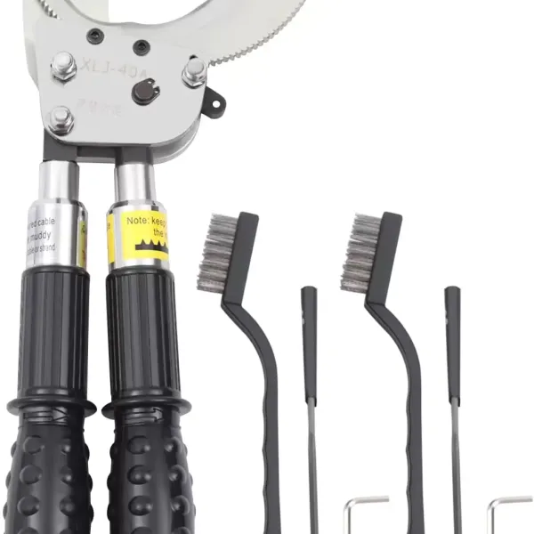 Ratchet Cable Cutter Heavy Duty Ratcheting Wire Cutter for 300mm² Aluminum Copper Core Armored Cable High Hardness Cutting Tool