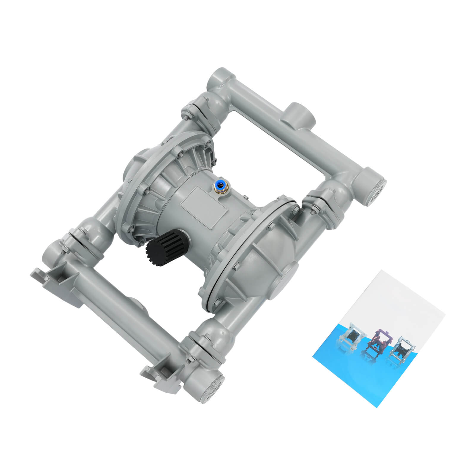 Air Operated Double Diaphragm Pump, 1-1/2 inch Inlet/Outlet Pneumatic ...