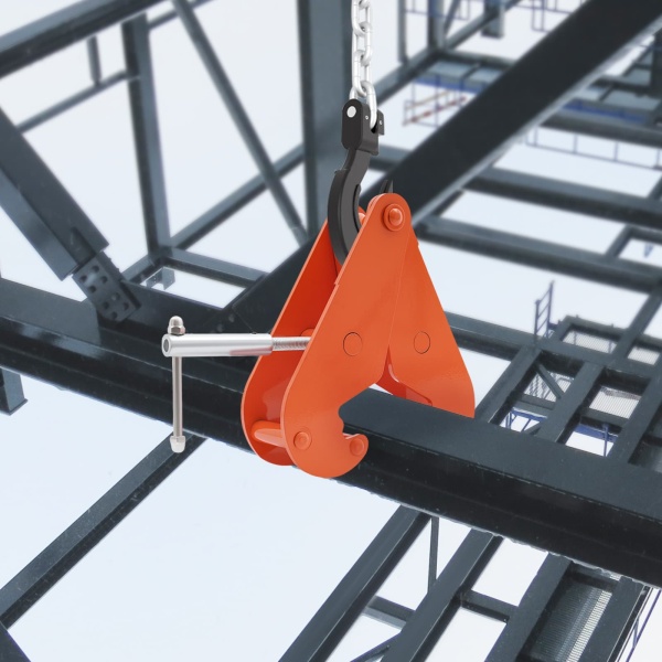 Orange Adjustable Opening 80-320mm Size 3t Lifting Vertical Clamp