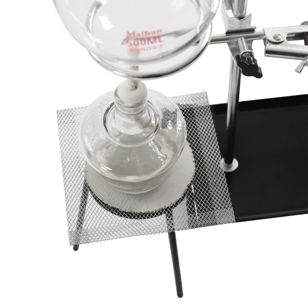 500ml Distillation Apparatus for Home, Distilling Set with Flask Essential Oil Extraction Maker, Chemistry Lab Glassware Kit