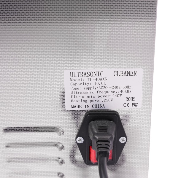 Ultrasonic Cleaner Ultrasonic Cleaning Machine Knob With Heater 10l