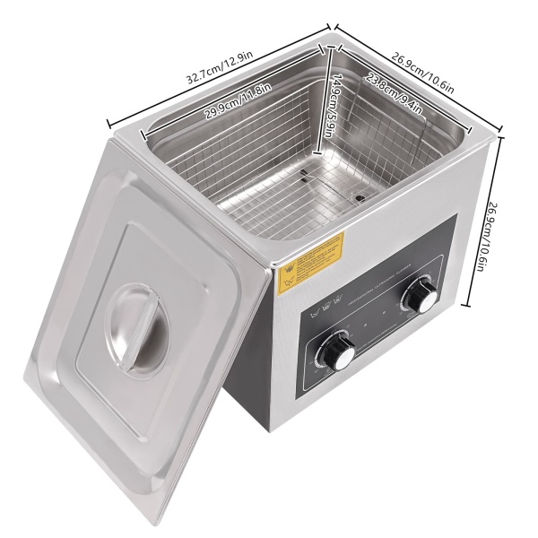 Ultrasonic Cleaner Ultrasonic Cleaning Machine Knob With Heater 10l