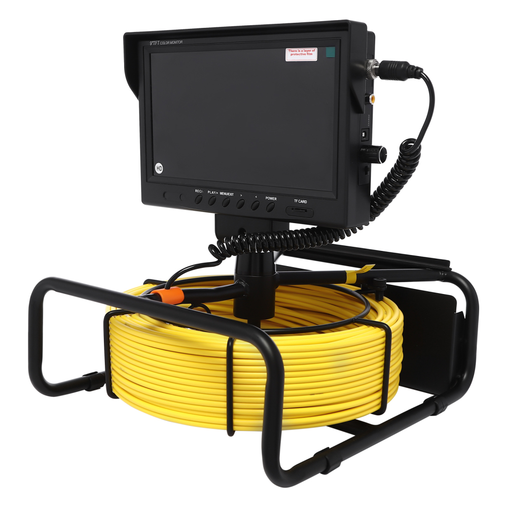 Industrial Sewer Pipe Camera for Plumber, Pipeline Endoscope with DVR ...