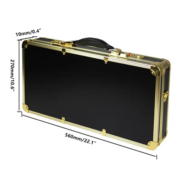 Large Barber Suitcase Carrying Case Clippers Trimmers Stylist Tools Storage Box