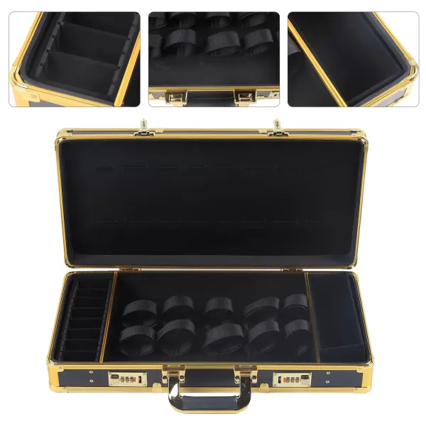 Large Barber Suitcase Carrying Case Clippers Trimmers Stylist Tools Storage Box