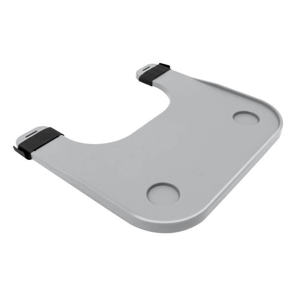 Grey ABS Wheelchair Tray Table, Wheelchair Dining Board, Mobility Aid - 20kg Load Capacity, 22.83*20.67in