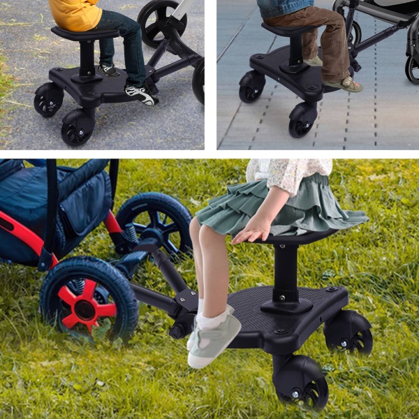 Standing Board, Black wheel Standing Board,Pram Board Seat