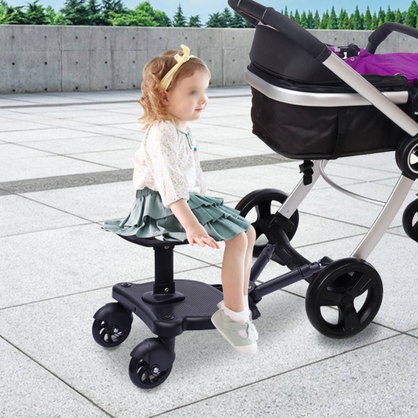 Standing Board, Black wheel Standing Board,Pram Board Seat