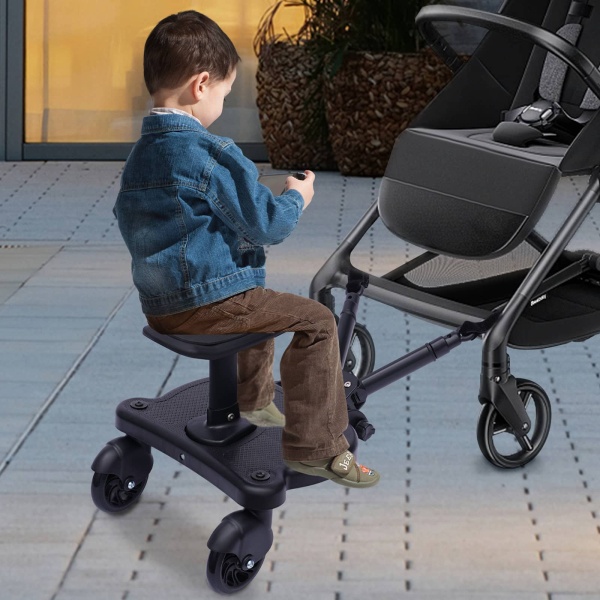 Standing Board, Black wheel Standing Board,Pram Board Seat