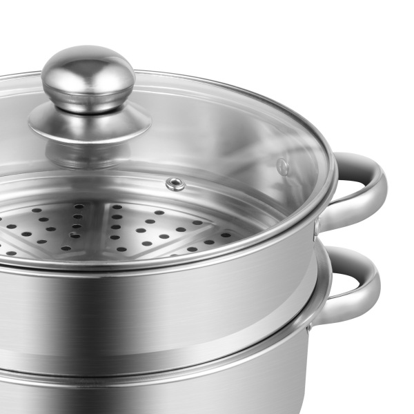 5-Tier Stainless Steel Steamer Set 26cm Steam Cooker Cooking Pots